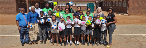 When it comes to community involvement, VBKOM and Sehlare Sa Meetlwa play ball